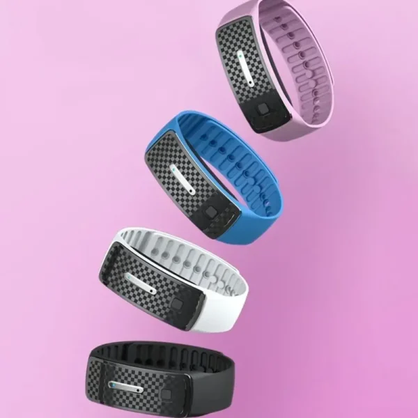 Health Heart Rate Fitness Pedometer Ultrasonic Lymphatic Detox Bracelet